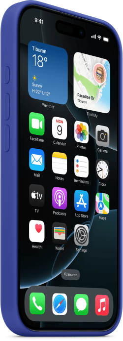 Чохол для смартфона Apple iPhone 16 Pro Silicone Case with MagSafe - Ultramarine (MYYP3)  Фото №0