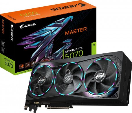 Відеокарта GIGABYTE AORUS GeForce RTX 5070 MASTER 12G (GV-N5070AORUS M-12GD)  Фото №5
