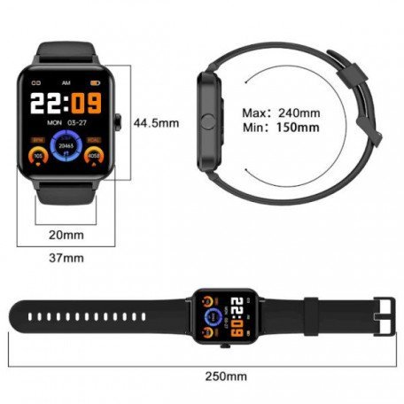 Смарт-часы Blackview R30 Black (6931548315063)  Фото №16