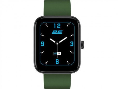 Смарт-часы 2E Alpha SQ Music Edition 46mm Black-Green (2E-CWW40BKGN)