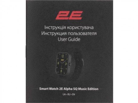 Смарт-часы 2E Alpha SQ Music Edition 46mm Black-Green (2E-CWW40BKGN)  Фото №7