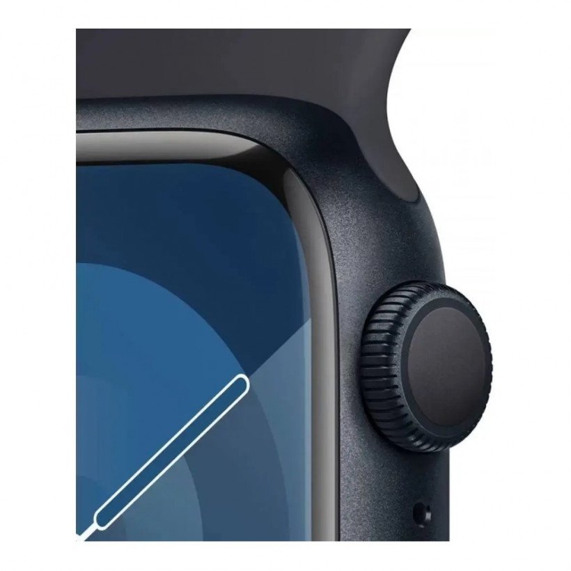Смарт-годинник Apple Watch Series 9 GPS 41mm Midnight Aluminum Case w. Midnight Sport Band - M/L (MR8X3) (Open Box)  Фото №2