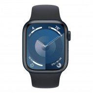 Смарт-годинник Apple Watch Series 9 GPS 41mm Midnight Aluminum Case w. Midnight Sport Band - M/L (MR8X3) (Open Box) 