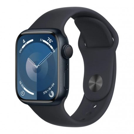 Смарт-годинник Apple Watch Series 9 GPS 41mm Midnight Aluminum Case w. Midnight Sport Band - M/L (MR8X3) (Open Box)  Фото №0