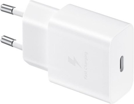 Сетевое зарядное устройство для Samsung 15W PD Power Adapter (with Type-C cable) White (EP-T1510XWE)  Фото №1