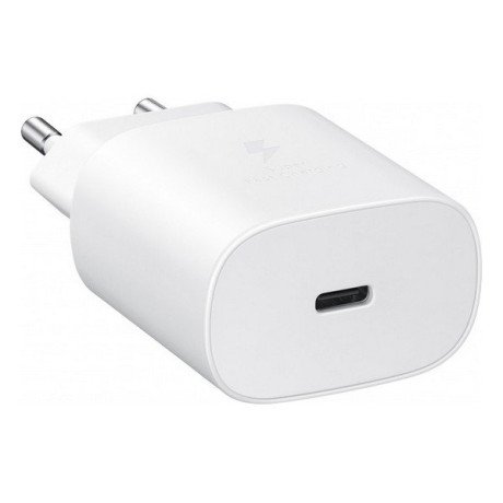 Сетевое зарядное устройство для Samsung 25W PD Power Adapter w/o cable White (EP-TA800NWE)  Фото №3