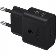 Мережевий зарядний пристрій Samsung 25W PD Power Adapter (with Type-C cable) Black (EP-T2510XBE)