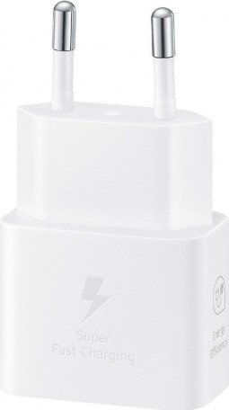 Мережевий зарядний пристрій Samsung 25W PD Power Adapter (with Type-C cable) White (EP-T2510XWE)