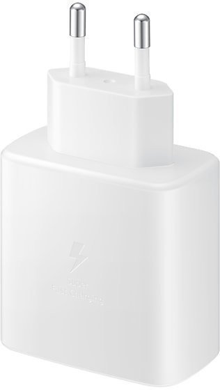 Мережевий зарядний пристрій Samsung 45W Travel Adapter (with Type-C cable) White (EP-TA845XWE)