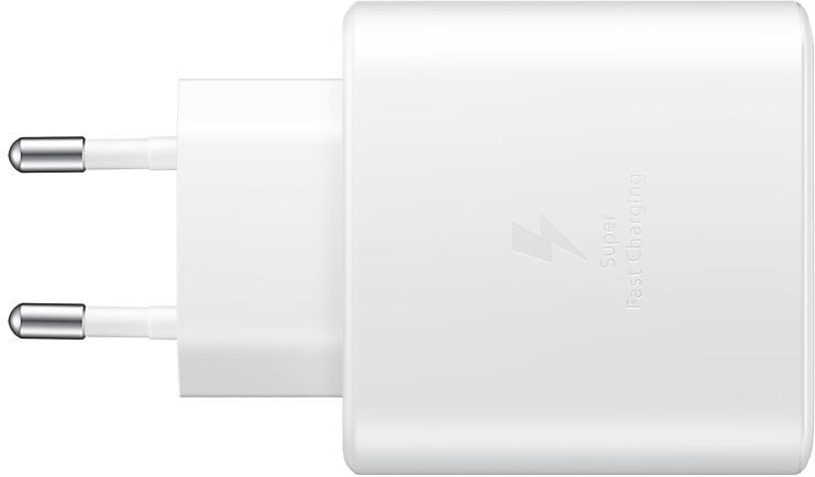 Мережевий зарядний пристрій Samsung 45W Travel Adapter (with Type-C cable) White (EP-TA845XWE)  Фото №1