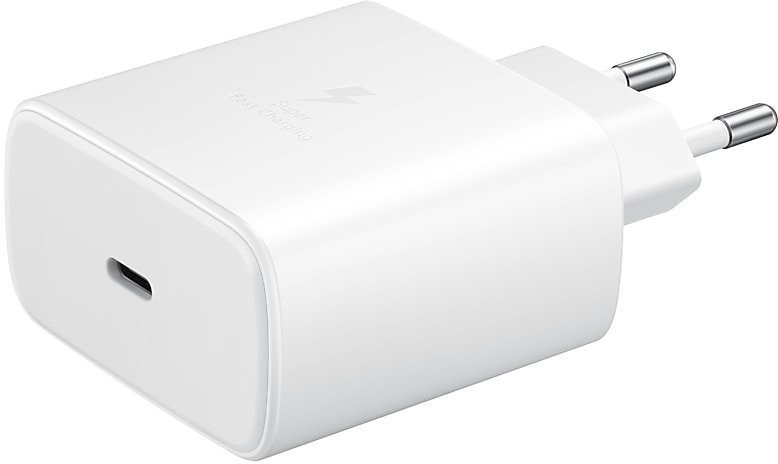 Мережевий зарядний пристрій Samsung 45W Travel Adapter (with Type-C cable) White (EP-TA845XWE)  Фото №4
