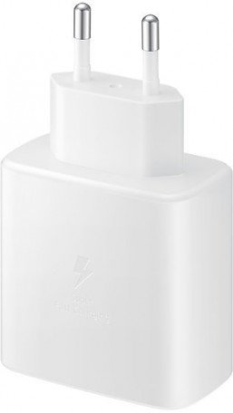 Мережевий зарядний пристрій Samsung 45W Travel Adapter (with Type-C cable) White (EP-TA845XWE)