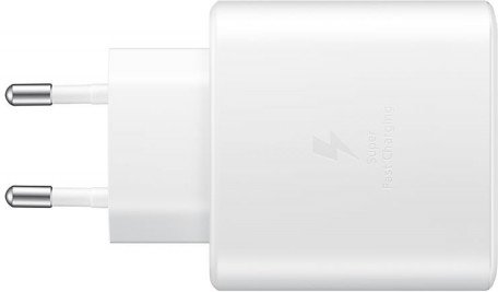 Мережевий зарядний пристрій Samsung 45W Travel Adapter (with Type-C cable) White (EP-TA845XWE)  Фото №1