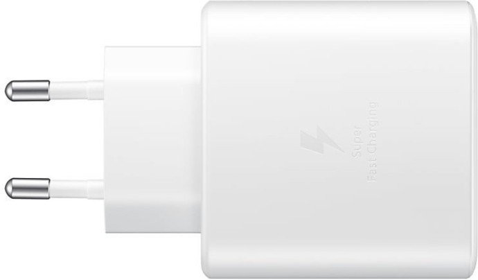 Мережевий зарядний пристрій Samsung 45W Travel Adapter (with Type-C cable) White (EP-TA845XWE)  Фото №1