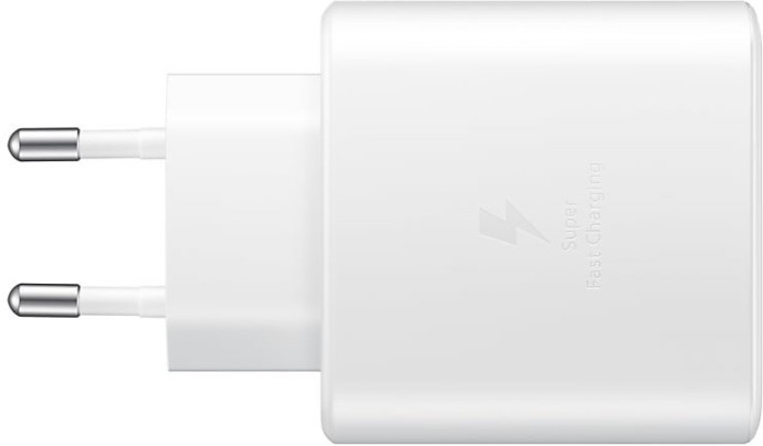 Сетевое зарядное устройство для Samsung 45W Travel Adapter (with Type-C cable) White (EP-TA845XWE)  Фото №1