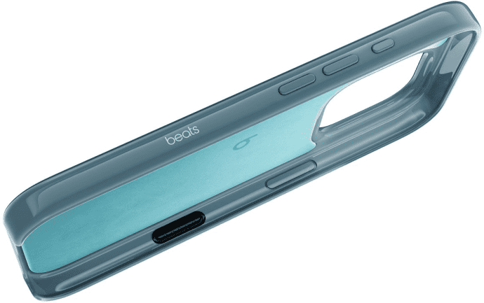 Чохол для смартфона Beats by Dr. Dre Beats iPhone 16 Pro Case with MagSafe – Midnight Black (MCFL4) – Riptide Blue (MCFN4)  Фото №3