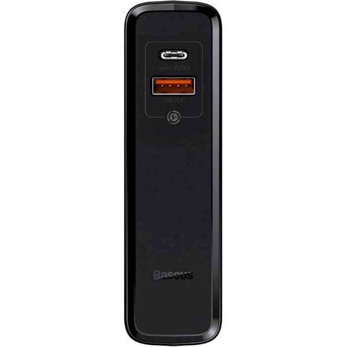 Зовнішній акумулятор (павербанк) Baseus Power Station 2-in-1 Quick Charger Black (PPNLD-C01)