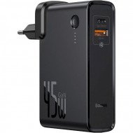 Зовнішній акумулятор (павербанк) Baseus Power Station 2-in-1 Quick Charger Black (PPNLD-C01)