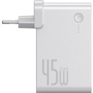 Внешний аккумулятор (павербанк) Baseus Power Station GaN 2-in-1 QC 10000 mAh 45W White (PPNLK45US) Внешний аккумулятор (павербанк) Baseus Power Station GaN 2-in-1 QC 10000 mAh 45W White (PPNLK45US)