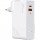 Внешний аккумулятор (павербанк) Baseus Power Station GaN 2-in-1 QC 10000 mAh 45W White (PPNLK45US)  Фото №0