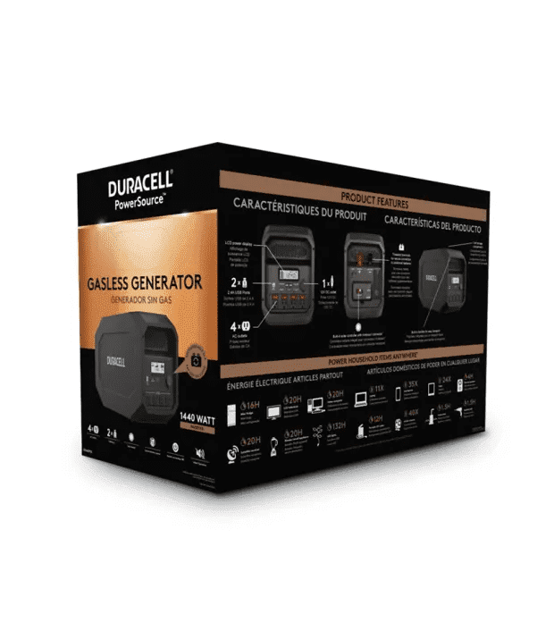 Зарядна станція Duracell PowerSource 660 Portable Power Station - 1440 Watts  Фото №2