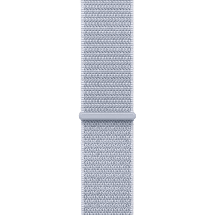 Смарт-годинник Apple Watch SE GPS + Cellular 44mm Silver Aluminum Case with Blue Cloud Sport Loop (MXG63)  Фото №1