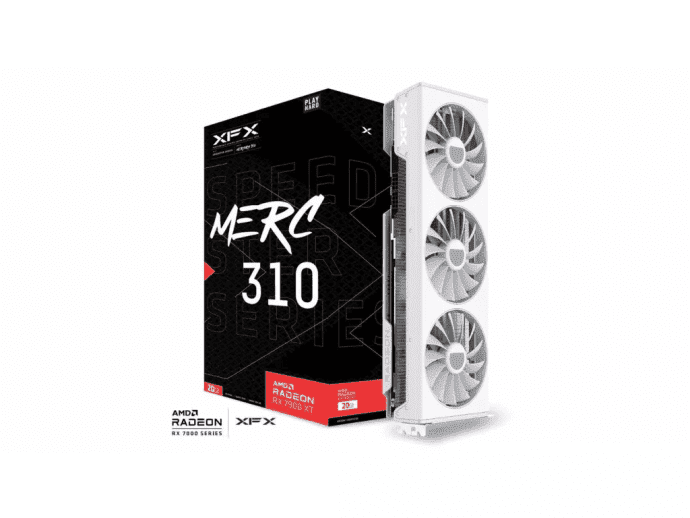 Видеокарта XFX Radeon RX 7900 XT Speedster MERC 310 White Edition (RX-79TMERCW9)  Фото №0