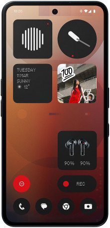Смартфон Nothing Phone (3a) 12/256GB Black (Global EU)  Фото №0