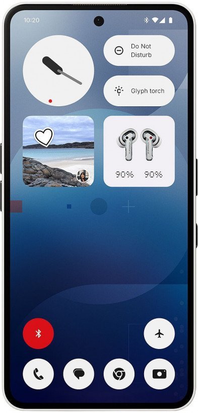 Смартфон Nothing Phone (3a) 8/128GB White (Global EU)  Фото №0