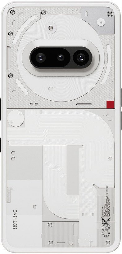 Смартфон Nothing Phone (3a) 8/128GB White (Global EU)  Фото №1