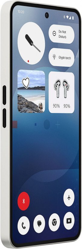 Смартфон Nothing Phone (3a) 8/128GB White (Global EU)  Фото №4