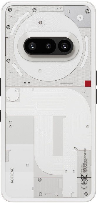 Смартфон Nothing Phone (3a) 8/128GB White (Global EU)  Фото №1