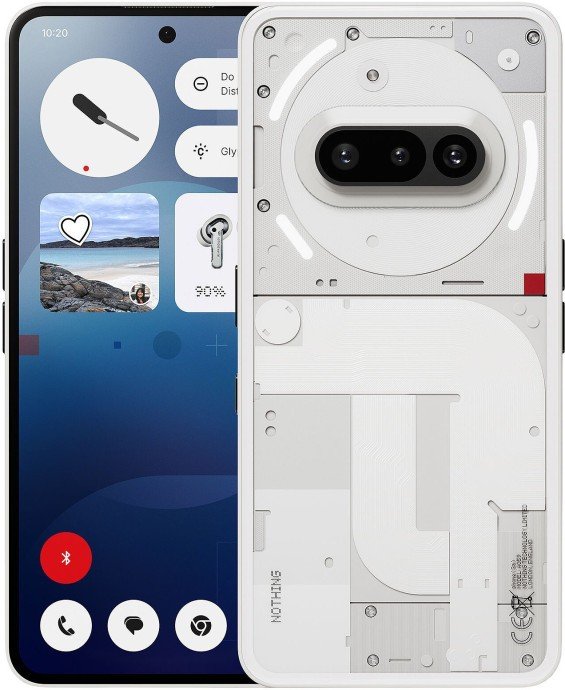 Смартфон Nothing Phone (3a) 8/128GB White (Global EU)  Фото №2