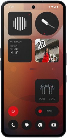 Смартфон Nothing Phone (3a) 8/128GB Black (Global EU)  Фото №1