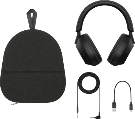 Навушники з мікрофоном Sony WH-1000XM5 Black (WH1000XM5B.CE7) (Open box)  Фото №4