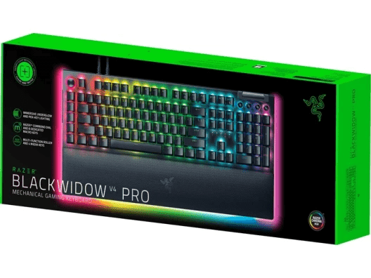 Клавіатура Razer BlackWidow V4 PRO Green Switch (RZ03-04680100-R3M1)  Фото №5