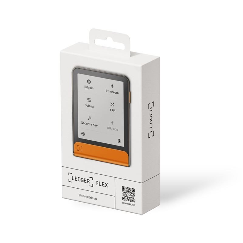 Апаратний криптогаманець Ledger Flex BTC Orange  Фото №0