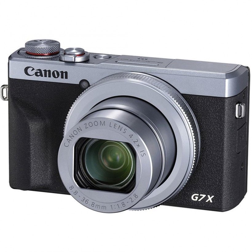 Компактный фотоаппарат Canon PowerShot G7 X Mark III Silver Battery Kit (3638C014)  Фото №0