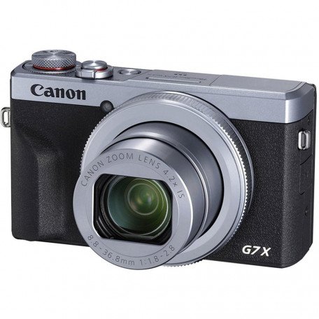 Компактный фотоаппарат Canon PowerShot G7 X Mark III Silver Battery Kit (3638C014)  Фото №0