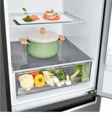 Холодильник с морозильной камерой LG GC-B459SLCL  Фото №9