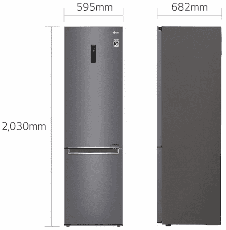 Холодильник с морозильной камерой LG GW-B509SLKM  Фото №15