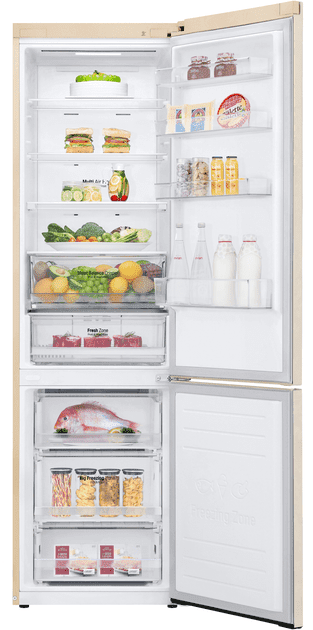 Холодильник з морозильною камерою LG GC-B509MEWM  Фото №1