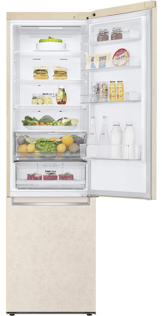 Холодильник з морозильною камерою LG GC-B509MEWM  Фото №2