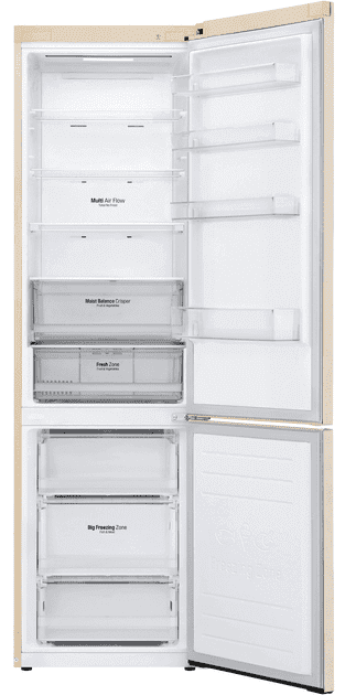 Холодильник з морозильною камерою LG GC-B509MEWM  Фото №3