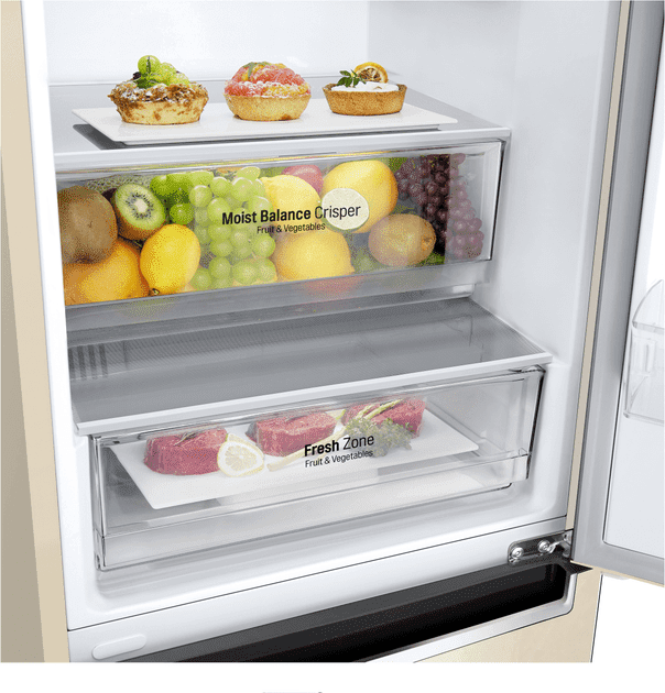 Холодильник з морозильною камерою LG GC-B509MEWM  Фото №6