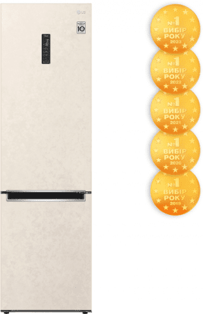 Холодильник з морозильною камерою LG GC-B509MEWM  Фото №18