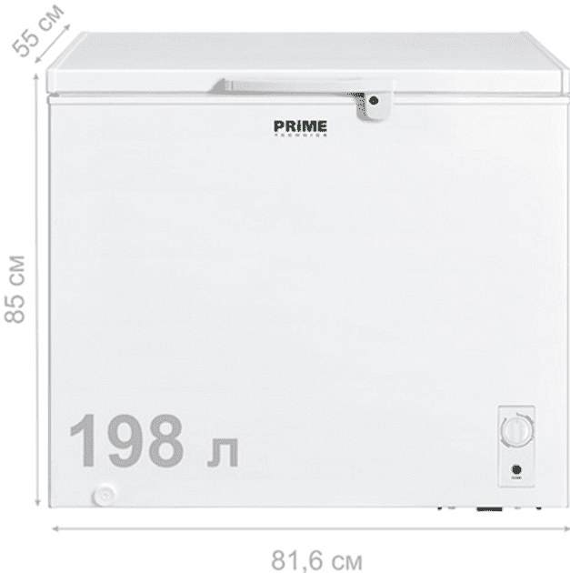 Морозильна скриня Prime Technics CS 19849 M  Фото №4