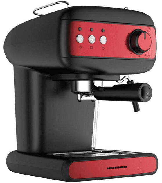 Ріжкова кавоварка еспресо HEINNER HEM-1100BKRD