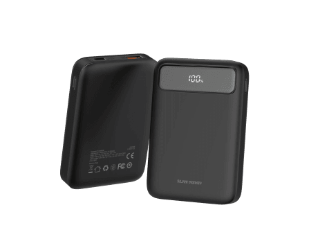 Внешний аккумулятор (павербанк) Silver Monkey 10.000mAh USB-A USB-C PD 22,5W  Фото №1