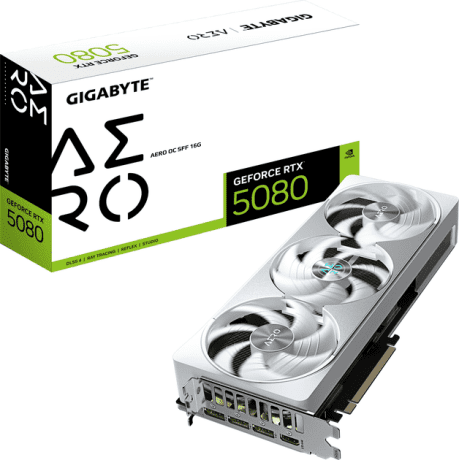 Відеокарта GIGABYTE GeForce RTX 5080 AERO OC SFF 16G (GV-N5080AERO OC-16GD)  Фото №8